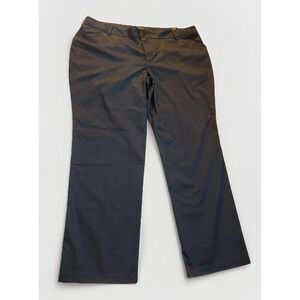 Lee Wrinkle Free Relax Fit Straight Leg Mid Rise Women 104852501 Black 18W Long